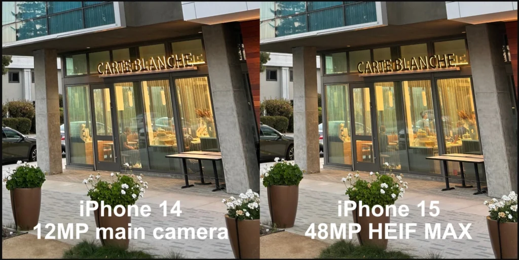 iPhone 15 vs iPhone 14 Camera Comparison